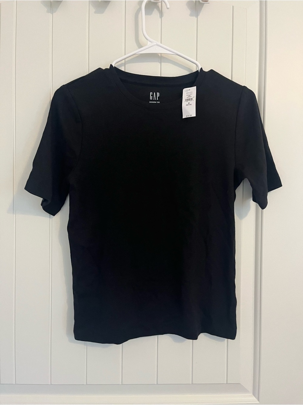 GAP Women's Black Short Sleeve Crewneck Tee